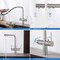 Kibi Circular 2-in-1 Water Filter Kitchen Pull Out Faucet- Brushed Nickel KFF502BN - alternate 5